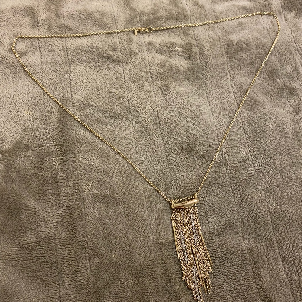 Alexis Bittar Gold Fringe Necklace